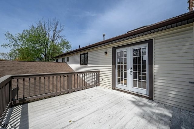 318 Sunnyside Ter, Bridgewater Twp, NJ 08807 - deck featuring french doors