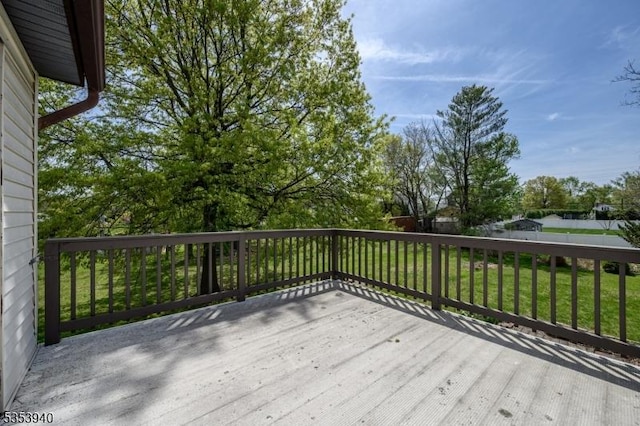 318 Sunnyside Ter, Bridgewater Twp, NJ 08807 - deck featuring a yard