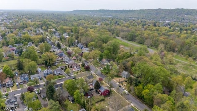 bird's eye view with a forest view