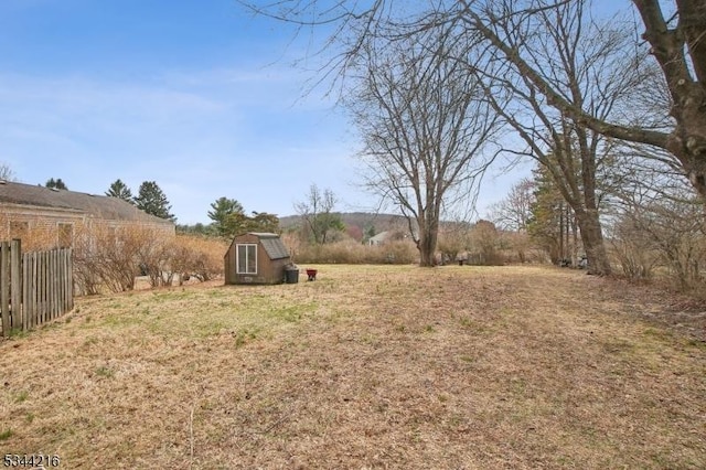 11 Mountain View Dr, Chester Twp, NJ 07930 - view of yard with fence, a shed, and an outdoor structure