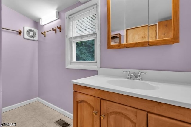51 Meggins Rd, Rockaway Twp, NJ 07866 - bathroom with vanity and tile patterned flooring