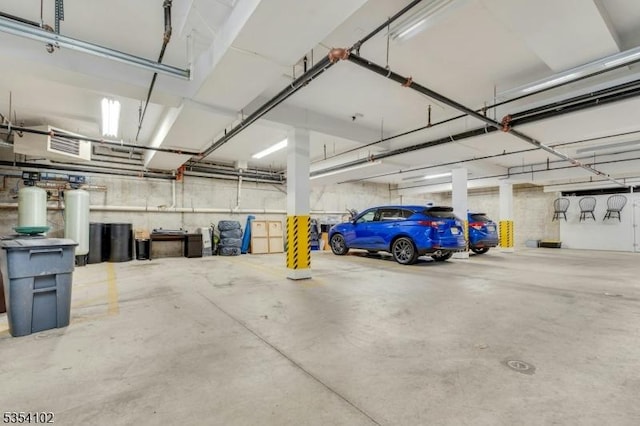 view of parking deck