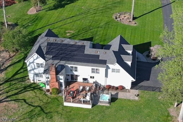 drone / aerial view