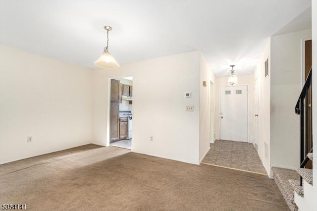 interior space with light carpet