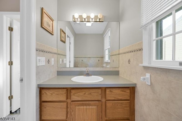 12 Toth Ct, Clifton City, NJ 07014 - bathroom with tile walls and vanity