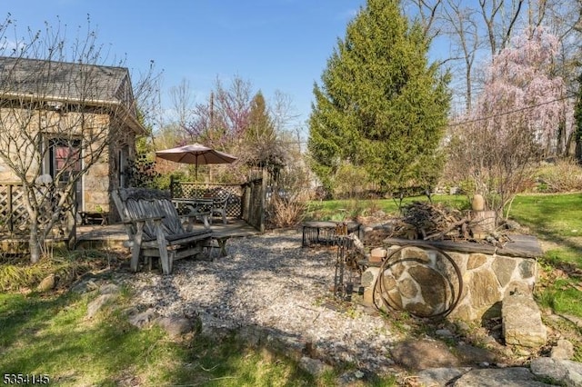 view of yard
