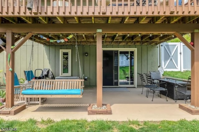 view of patio