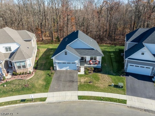 drone / aerial view