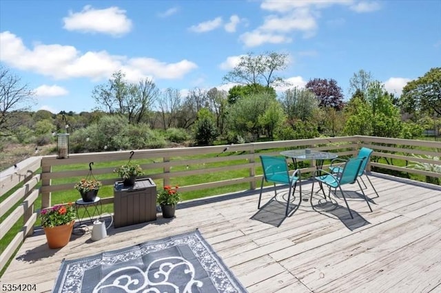 view of deck