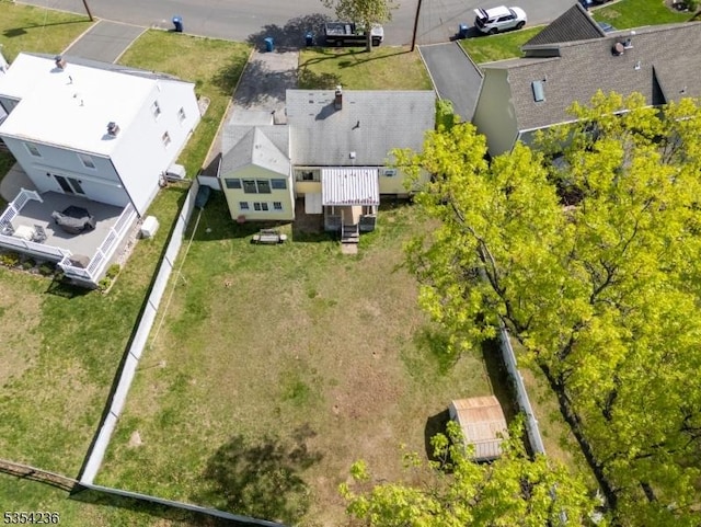 drone / aerial view featuring a residential view