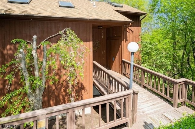 view of deck