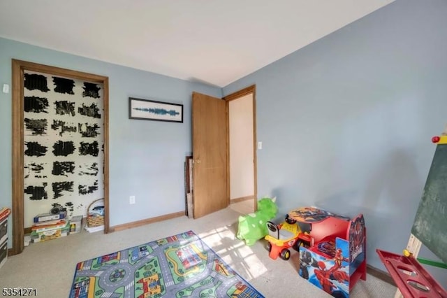 12 Fox Ledge Dr, Vernon Twp, NJ 07418 - game room featuring carpet floors and baseboards