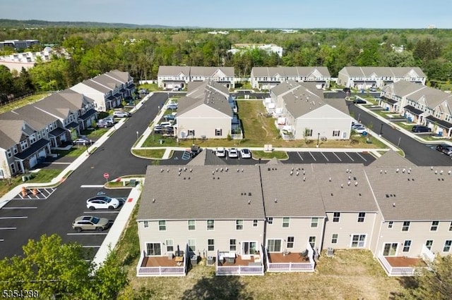 drone / aerial view featuring a residential view