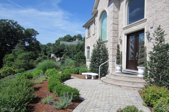 37 Gregory Ave, West Orange Twp, NJ 07052 - doorway to property featuring french doors
