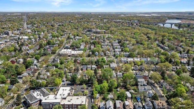 aerial view featuring a residential view
