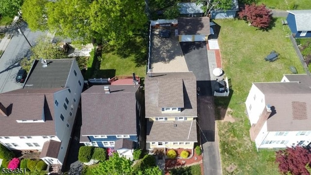 bird's eye view featuring a residential view