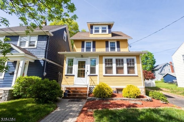 view of traditional style home