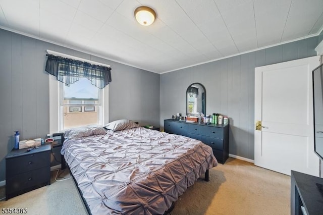 149 Roessler St, Boonton Town, NJ 07005 - bedroom with multiple windows, light colored carpet, and crown molding