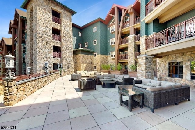 3 Wild Turkey Way Unit 240/, Hardyston Twp, NJ 07419 - view of patio / terrace with an outdoor living space