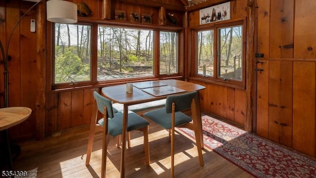 sunroom featuring a wealth of natural light
