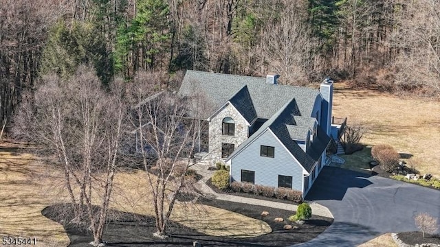 25 Hook Mountain Dr, Clinton Twp, NJ 08801 - birds eye view of property