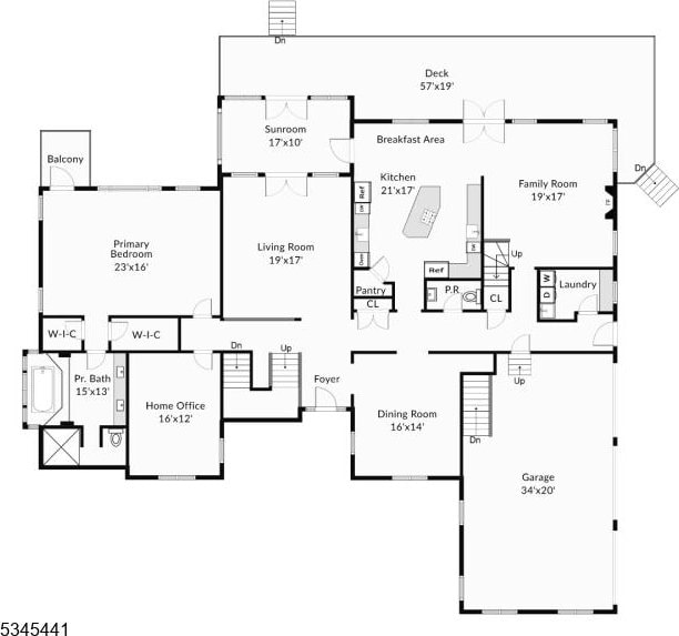 25 Hook Mountain Dr, Clinton Twp, NJ 08801 - floor plan