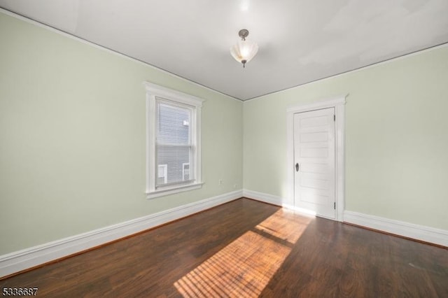 104 Riggs Pl, West Orange Twp, NJ 07052 - unfurnished room with baseboards and wood finished floors