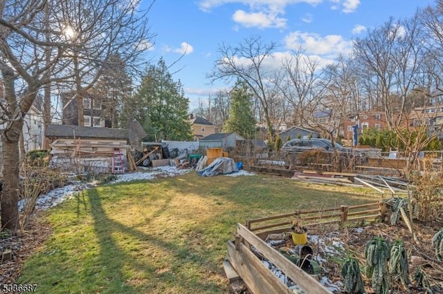 104 Riggs Pl, West Orange Twp, NJ 07052 - view of yard with a garden and fence