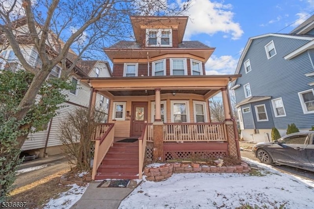 104 Riggs Pl, West Orange Twp, NJ 07052 - traditional style home featuring covered porch