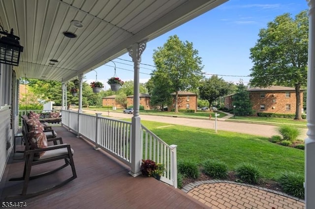 8 Katherine St, Denville Twp, NJ 07834 - porch featuring a lawn