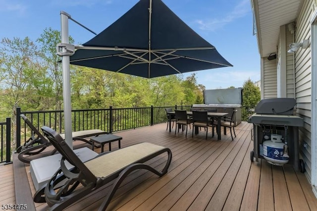 11 Southgate Dr, Clinton Twp, NJ 08801 - deck featuring area for grilling and outdoor dining area