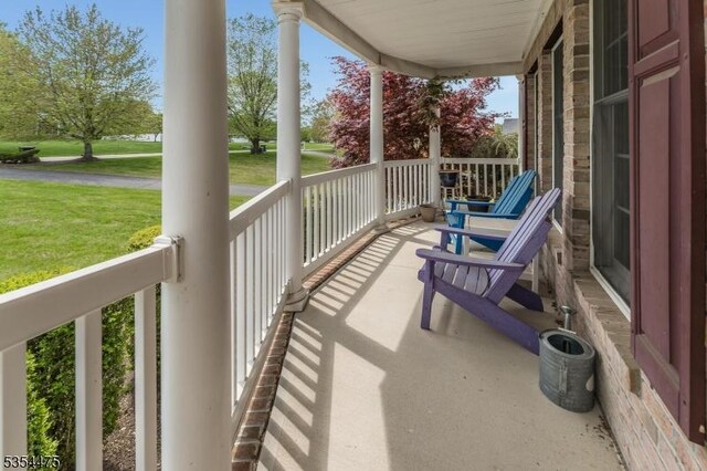 11 Southgate Dr, Clinton Twp, NJ 08801 - balcony with covered porch