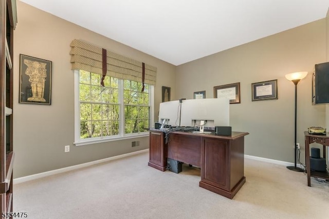 11 Southgate Dr, Clinton Twp, NJ 08801 - office space featuring light colored carpet, baseboards, and visible vents