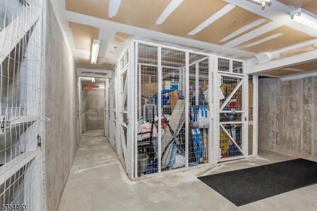 view of storage