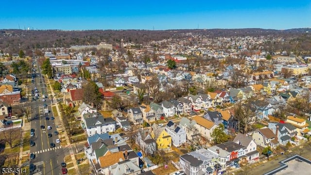 drone / aerial view featuring a residential view