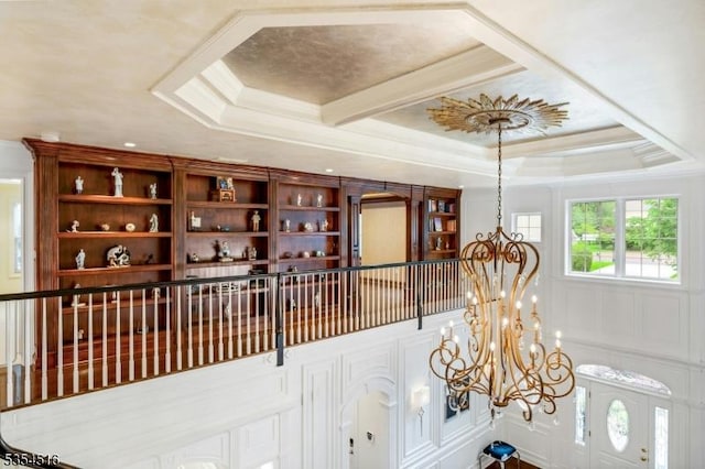 26 Avon Rd, Warren Twp, NJ 07059 - detailed view of a chandelier and ornamental molding