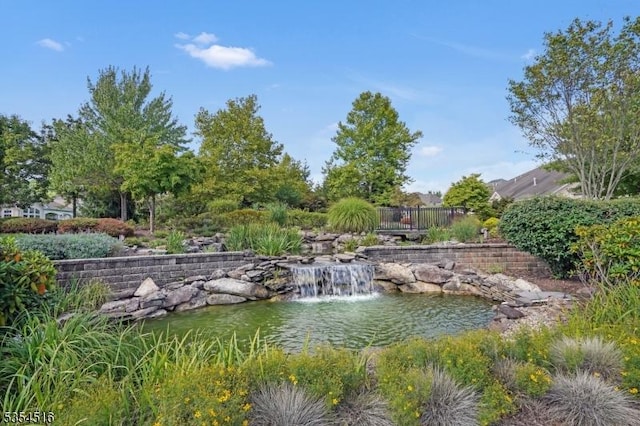 26 Avon Rd, Warren Twp, NJ 07059 - view of property's community featuring a small pond
