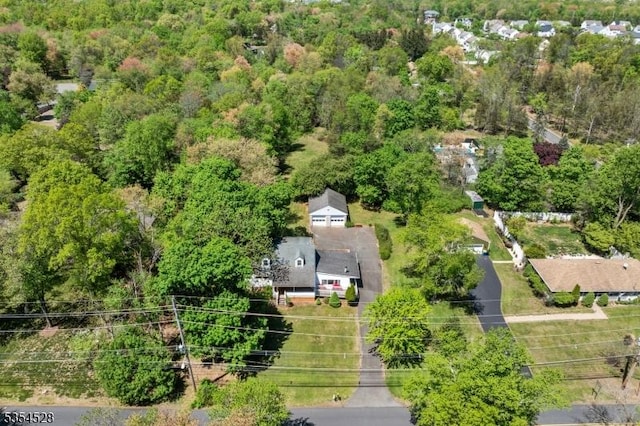 226 Wilson Rd, Franklin Twp, NJ 08873 - aerial view with a wooded view