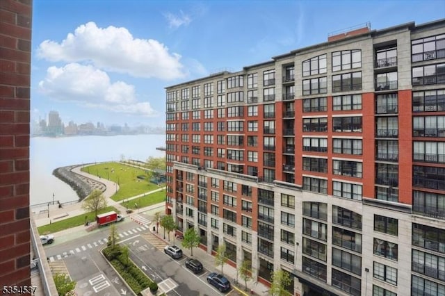 1125 Maxwell Ln Unit 908, Hoboken City, NJ 07030 - view of apartment building / complex featuring a water view and a city view