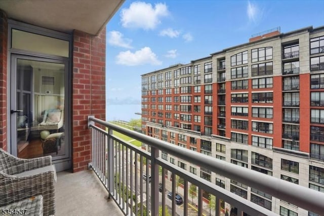 1125 Maxwell Ln Unit 908, Hoboken City, NJ 07030 - view of balcony