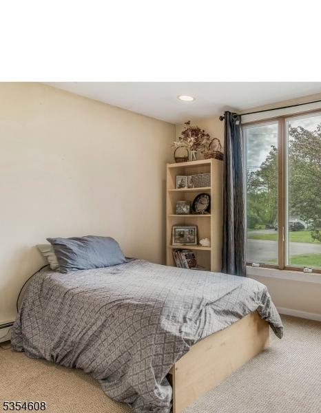 34 Hunter St, Roxbury Twp, NJ 07876 - bedroom featuring carpet flooring, recessed lighting, and baseboards