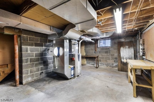 630 Ridgewood Rd, Maplewood Twp, NJ 07040 - basement with visible vents and heating unit