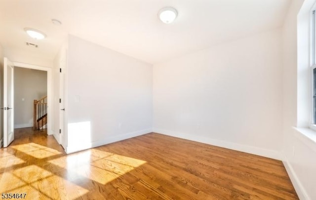 376 Wallingford Ter, Union Twp, NJ 07083 - spare room with wood finished floors, baseboards, and a smoke detector