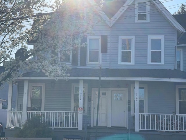 304 Burlington Ave, Delanco Twp, NJ 08075 - view of front of home with covered porch