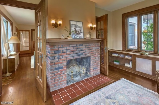 1 Ambar Pl, Bernardsville Boro, NJ 07924 - living room with wood finished floors and a fireplace