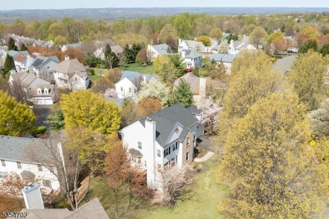 birds eye view of property featuring a residential view
