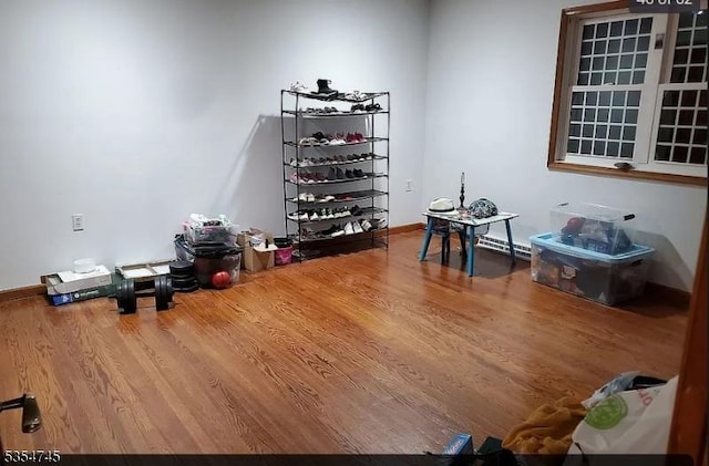 305 Old York Rd, Raritan Twp, NJ 08822 - misc room with wood finished floors