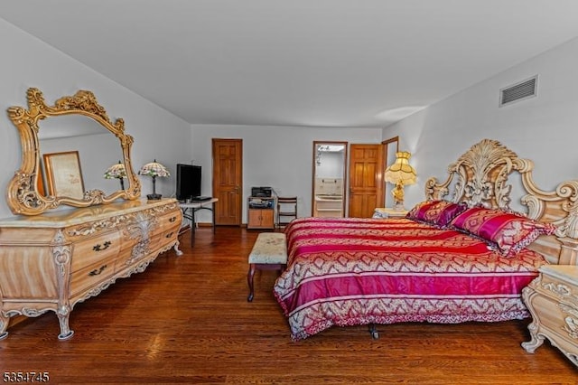 305 Old York Rd, Raritan Twp, NJ 08822 - bedroom with ensuite bath, wood finished floors, and visible vents