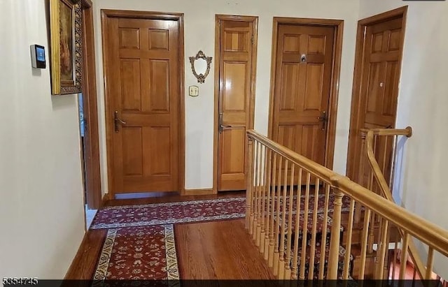 305 Old York Rd, Raritan Twp, NJ 08822 - hall featuring baseboards and wood finished floors