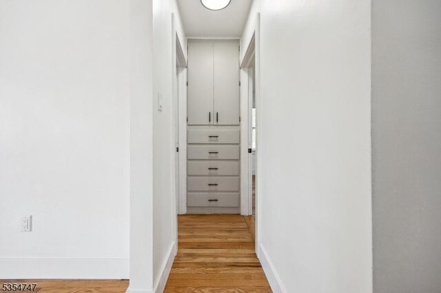 202 Parkside Ave, Pohatcong Twp, NJ 08865 - hallway featuring light wood-style floors